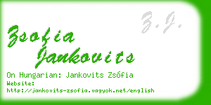 zsofia jankovits business card
